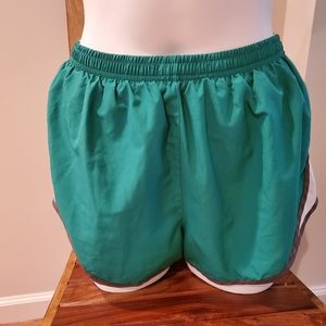 Nike Dri Fit Green Running Shorts Size L